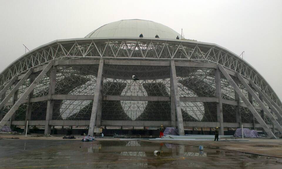 湘乡温泉馆网架工程